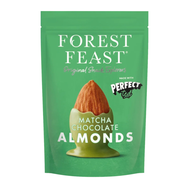 Mandler i Matchachokolade 120g i gruppen Råvarer & Drikke / Slik & Chokolade / Snacks hos Rawfoodshop Scandinavia AB (06283)