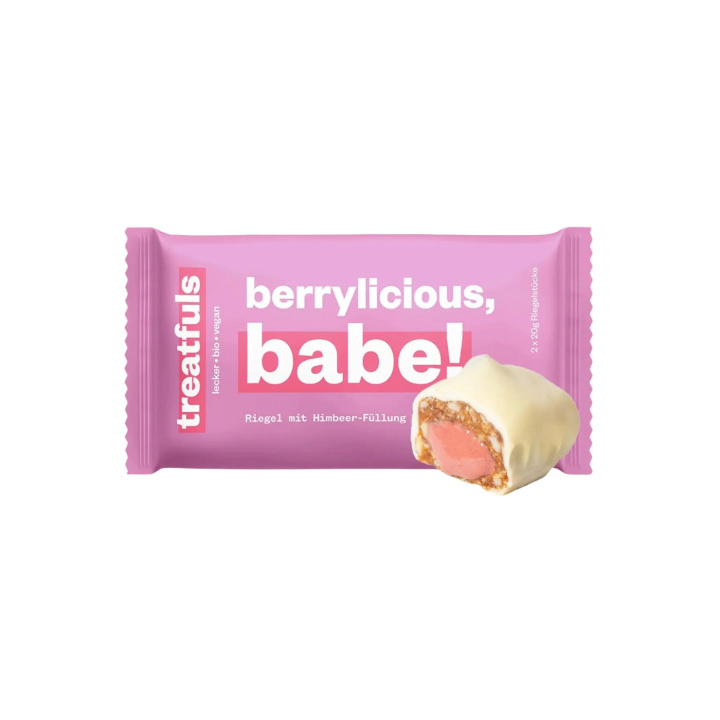 Hvid Chokoladebar med Hindbær ØKO 2x20g i gruppen Råvarer & Drikke / Slik & Chokolade / Chokolade og Bars hos Rawfoodshop Scandinavia AB (080202-01)