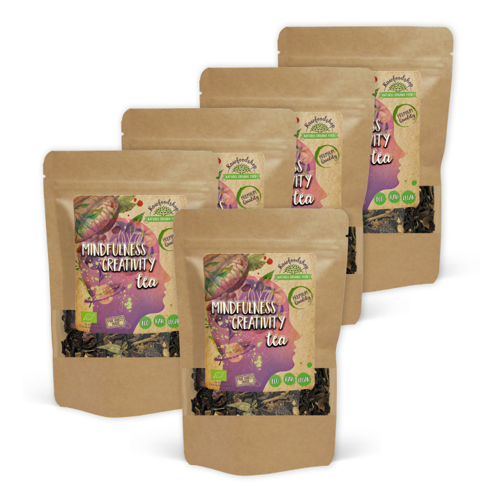 Mindfulness Creativity Te ØKO 50g x 5 pakker i gruppen Råvarer & Drikke / Drikkevarer / Te hos Rawfoodshop Scandinavia AB (106155-SET5)