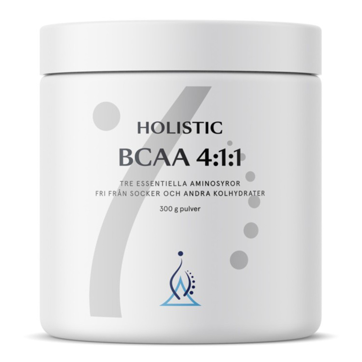 Holistic BCAA 4:1:1 300g i gruppen Kosttilskud / Proteiner & Aminosyrer / Aminosyrer hos Rawfoodshop Scandinavia AB (10620)