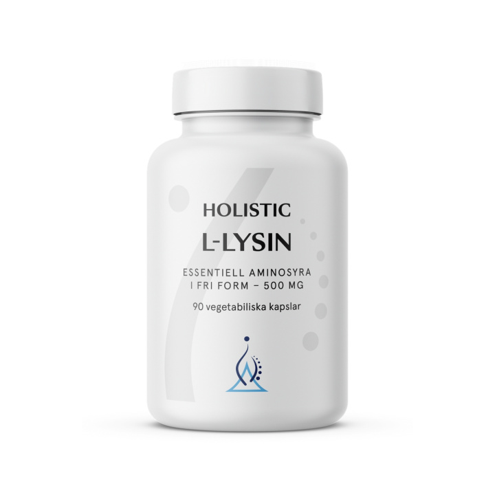 Holistic L-Lysin 500mg 90 kapsler i gruppen Kosttilskud / Proteiner & Aminosyrer / Aminosyrer hos Rawfoodshop Scandinavia AB (10681)