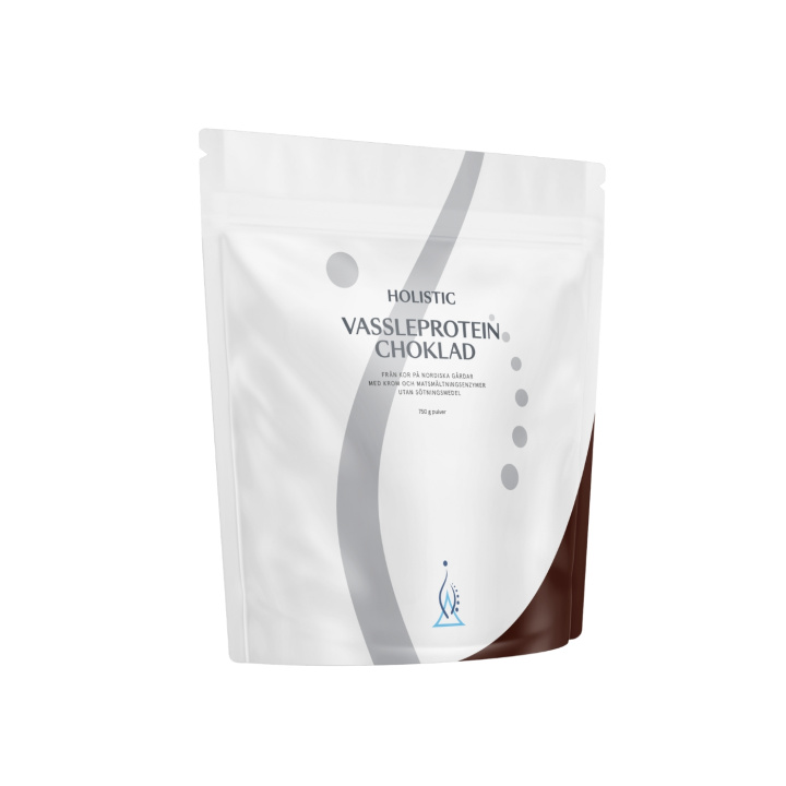 Holistic Valleprotein Chokolade 750g i gruppen Råvarer & Drikke / Helsekost / Proteinpulver hos Rawfoodshop Scandinavia AB (10740)