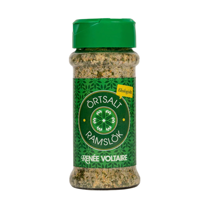 Urtesalt Ramsløg ØKO 95 g i gruppen Råvarer & Drikke / Spisekammer / Krydderier & Salt / Salte hos Rawfoodshop Scandinavia AB (1114)
