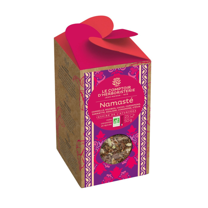 Teinfusion Namasté ØKO 50g i gruppen Råvarer & Drikke / Drikkevarer / Te hos Rawfoodshop Scandinavia AB (13177)