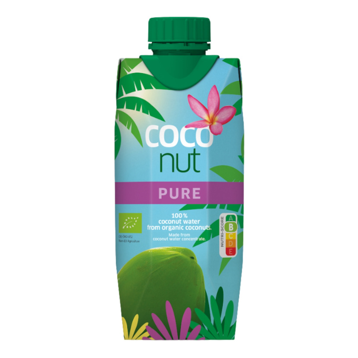 Kokosvand Pure Aqua Verde ØKO 330 ml i gruppen Råvarer & Drikke / Drikkevarer / Kokosvand hos Rawfoodshop Scandinavia AB (13581)