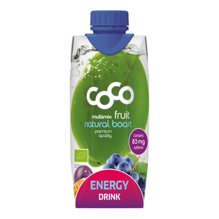 Kokosvand Energy ØKO 330 ml i gruppen Råvarer & Drikke / Drikkevarer / Kokosvand hos Rawfoodshop Scandinavia AB (13703)