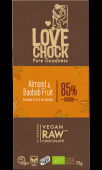 Chokolade Mandel & Baobab 85% RAW Øko 70g