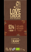 Chokolade Vanilje & Lucuma 93% RAW Øko 70g