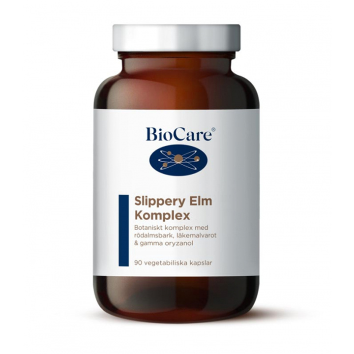 Biocare Slippery Elm 90kaps i gruppen Kosttilskud / Urter & Planter hos Rawfoodshop Scandinavia AB (1424)