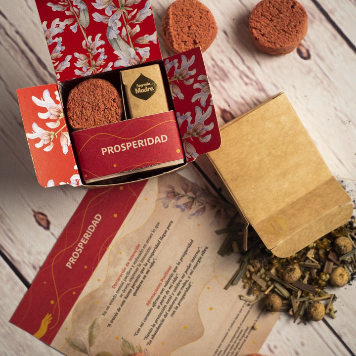 Sacred Smoke Kit Prosperity i gruppen Hjem & Sjæl / Stemning & duft / Røgelse hos Rawfoodshop Scandinavia AB (145-01)