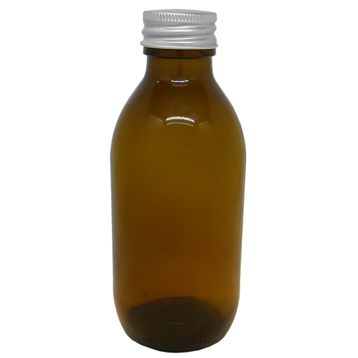 Glasflaske Brun 150ml i gruppen Hud & Krop / Naturlig DIY / Tilbehør hos Rawfoodshop Scandinavia AB (150LV-1)