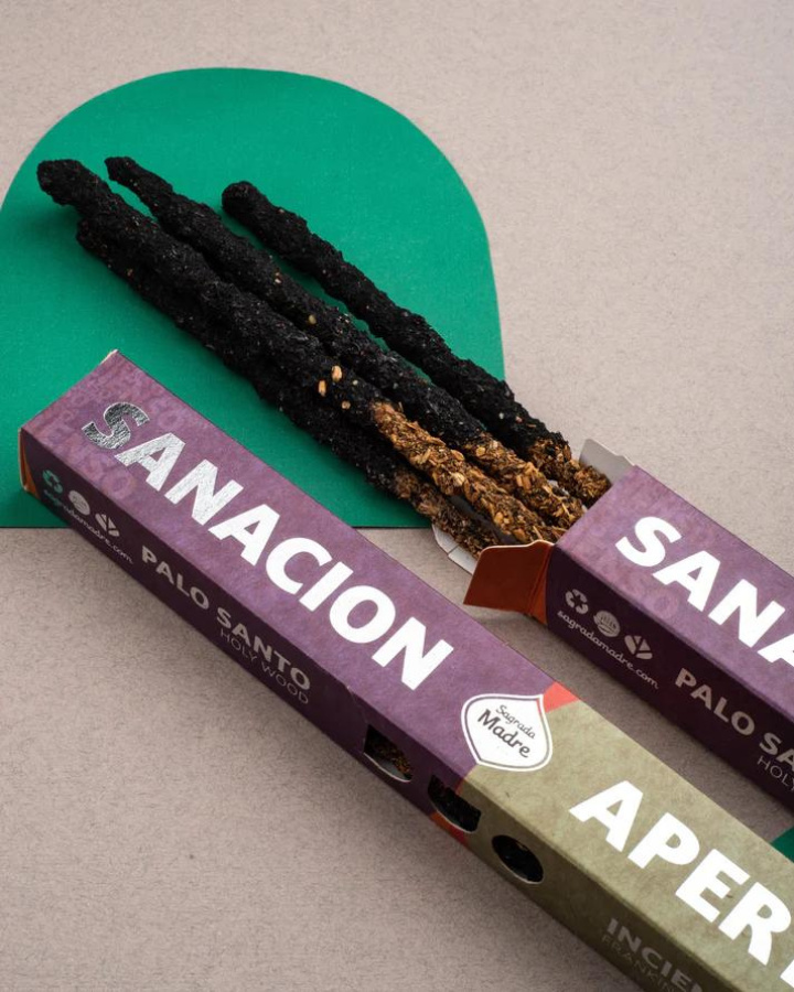 Duo Palo Santo & Frankincense røgelsespinde 6 stk i gruppen Hjem & Sjæl / Stemning & duft / Røgelse hos Rawfoodshop Scandinavia AB (161-01)