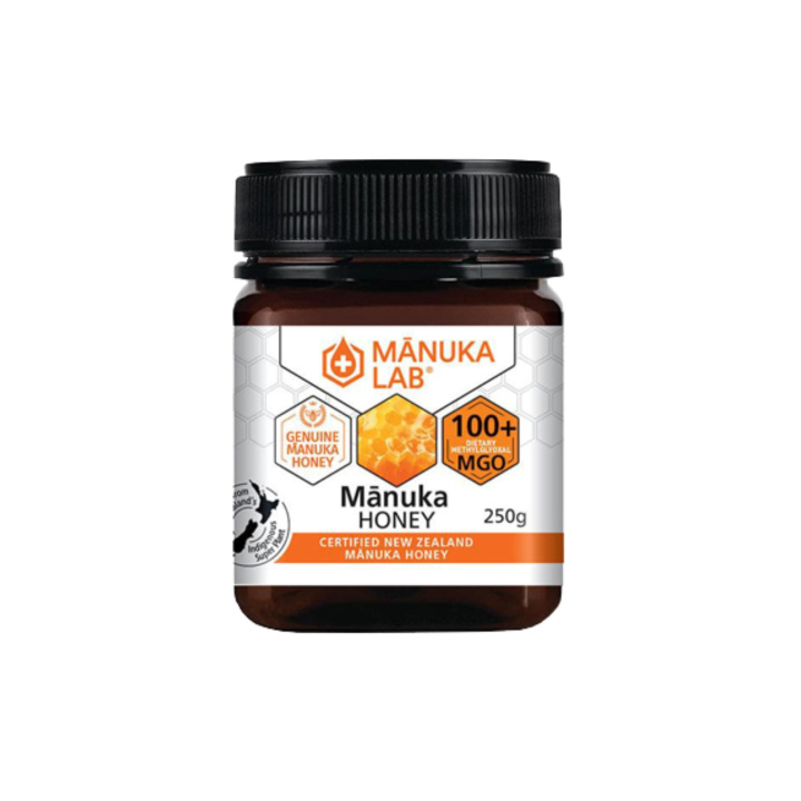 Manuka Lab Manukahonning 100+ MGO 250g i gruppen Råvarer & Drikke / Bagning / Honning hos Rawfoodshop Scandinavia AB (1617)