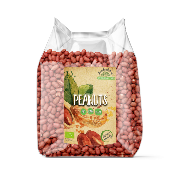 Jordnødder Premium RAW ØKO 1kg i gruppen Råvarer & Drikke / Nødder / Jordnødder hos Rawfoodshop Scandinavia AB (17250-01)