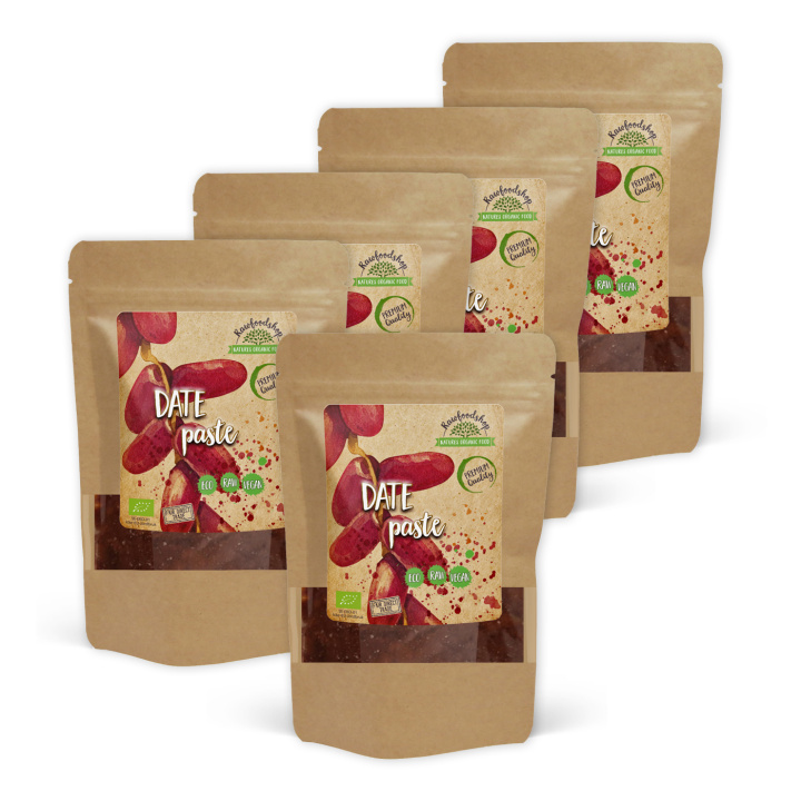 Daddel Pasta ØKO 500g x 5 pakker i gruppen Råvarer & Drikke / Frugt & Frugtpulver / Dadler hos Rawfoodshop Scandinavia AB (17435-SET5)