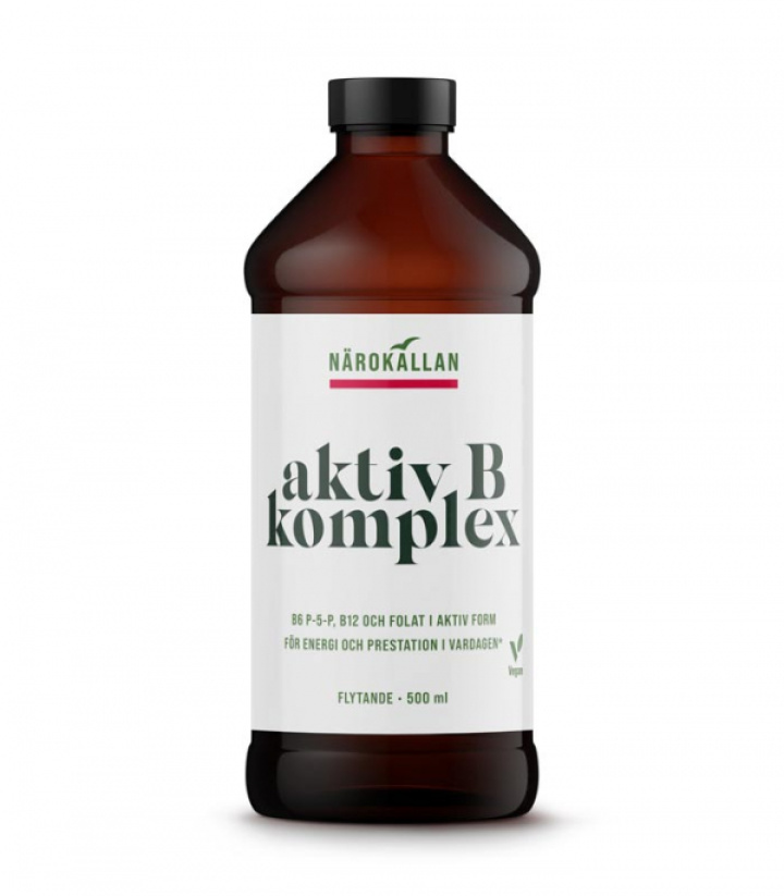 Aktiv B Komplex 500 ml i gruppen Kosttilskud / Vitaminer / Vitamin B hos Rawfoodshop Scandinavia AB (1802)