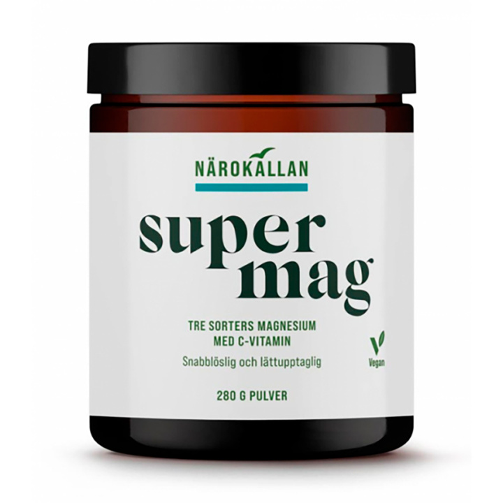 Super Mag 280g pulver i gruppen Kosttilskud / Mineraler / Magnesium hos Rawfoodshop Scandinavia AB (1811)