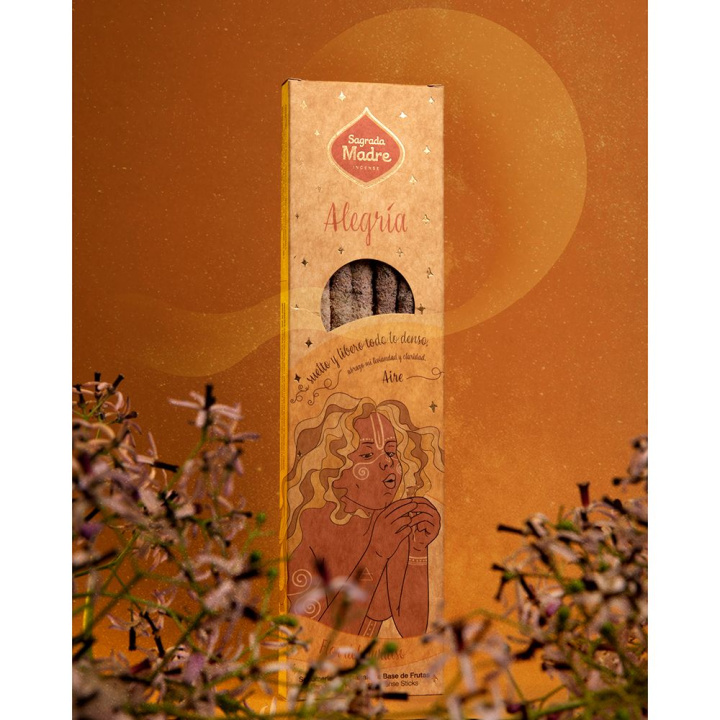 Air Element Alegria Paradise blomster røgelsespinde 6 stk i gruppen Hjem & Sjæl / Stemning & duft / Røgelse hos Rawfoodshop Scandinavia AB (183-01)