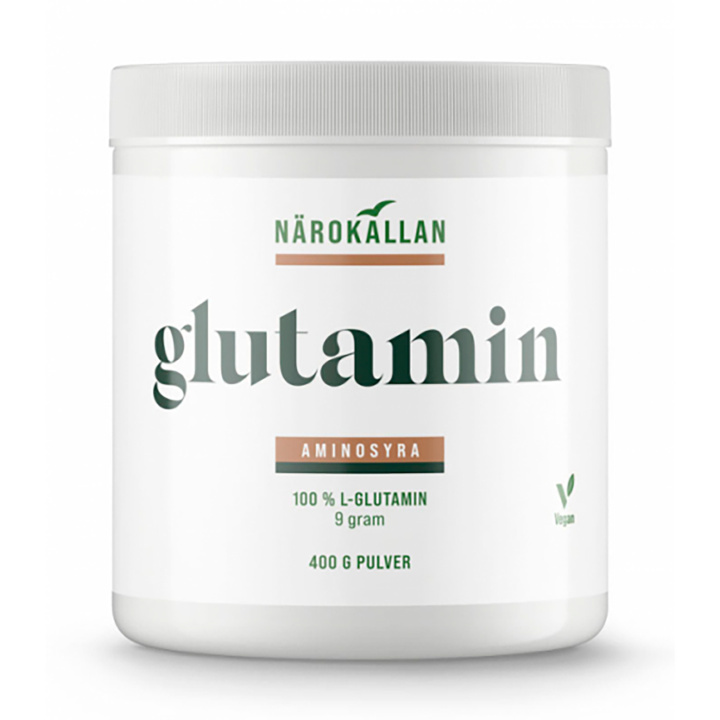 Glutamin 400g i gruppen Kosttilskud / Proteiner & Aminosyrer / Aminosyrer hos Rawfoodshop Scandinavia AB (1899)