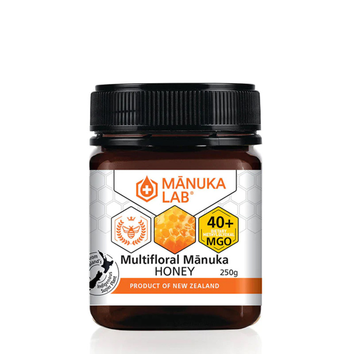 Manuka Lab Manukahonning 40+ MGO 250g i gruppen Råvarer & Drikke / Bagning / Honning hos Rawfoodshop Scandinavia AB (1974)