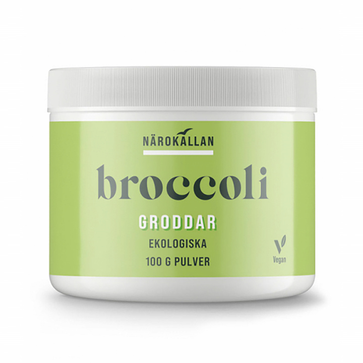 Broccolispirer 100g ØKO i gruppen Råvarer & Drikke / Helsekost / Grønne Pulvere hos Rawfoodshop Scandinavia AB (1978)