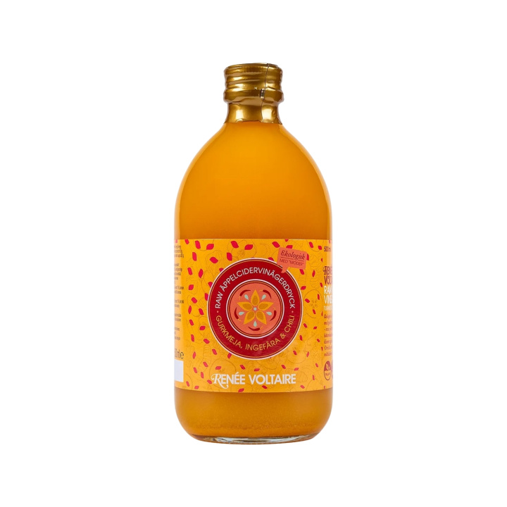 Æblecidereddikedrik Gurkemeje, Ingefær & Chili ØKO 500ml i gruppen Råvarer & Drikke / Drikkevarer / Eddike hos Rawfoodshop Scandinavia AB (2070)