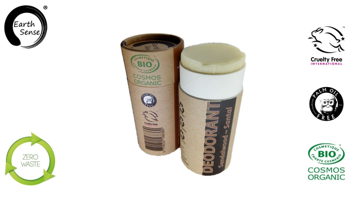 Earth Sense Deodorant Sandalwood 100ml i gruppen Hud & Krop / Krop / Deodorant hos Rawfoodshop Scandinavia AB (211151)