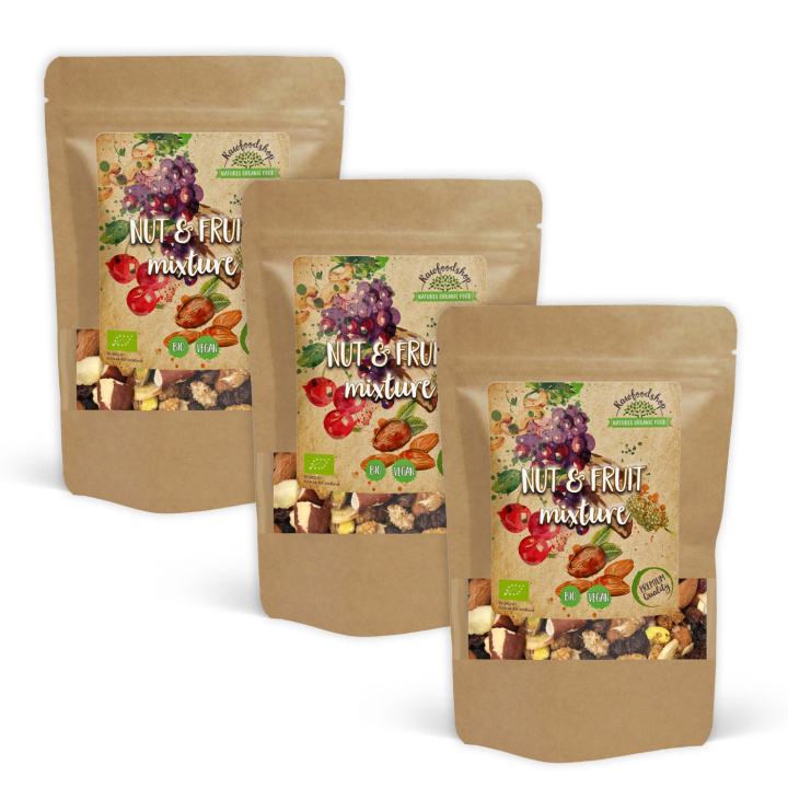 Nødde & Frugtmix ØKO 250g x 3 pakker i gruppen Råvarer & Drikke / Nødder hos Rawfoodshop Scandinavia AB (2135412-SET3)