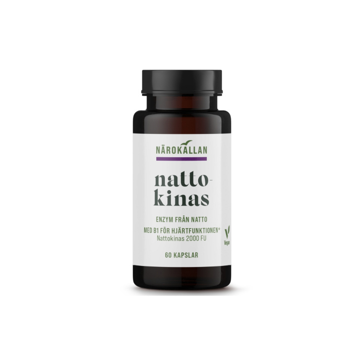 Nattokinas 60kaps i gruppen Kosttilskud / Andre kosttilskud / Enzymer hos Rawfoodshop Scandinavia AB (2137)