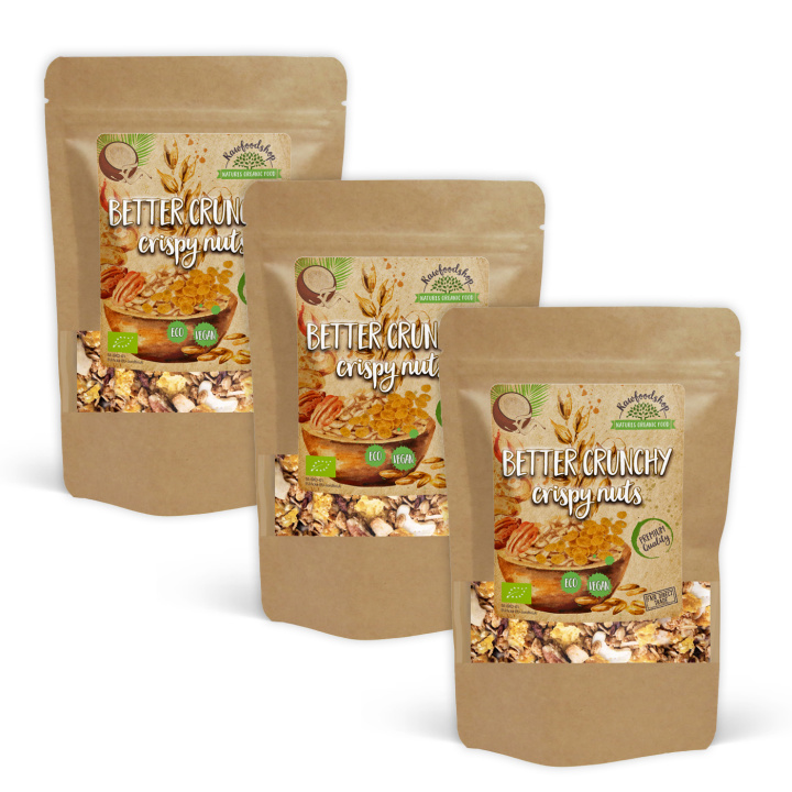 Musli Nødder & Dadler ØKO 400g x 3 pakker i gruppen Råvarer & Drikke / Spisekammer / Granola & Grød hos Rawfoodshop Scandinavia AB (21412400-SET3)