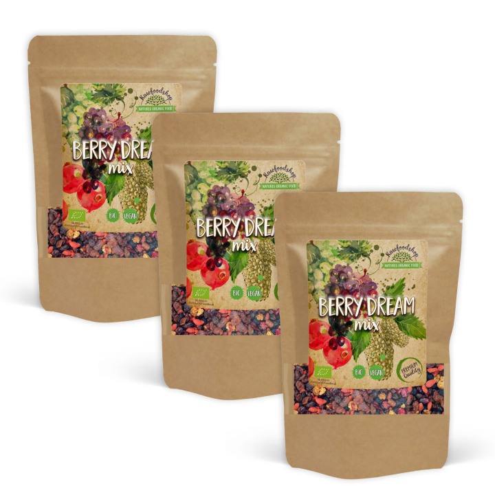 Berry Dream Mix ØKO 1kg x 3 pakker i gruppen Råvarer & Drikke / Frugt & Frugtpulver / Anden Frugt og Bær hos Rawfoodshop Scandinavia AB (214131-SET3)