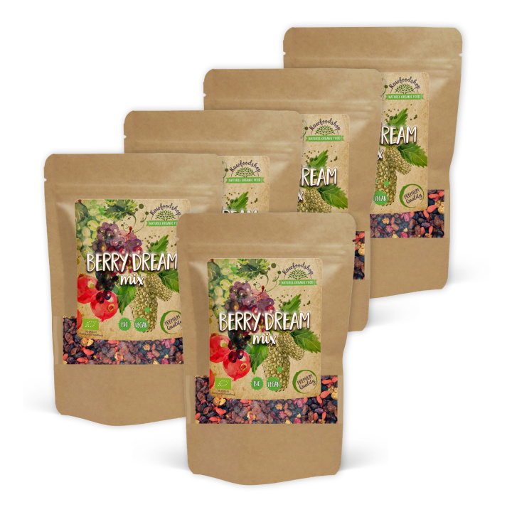 Berry Dream Mix ØKO 1kg x 5 pakker i gruppen Råvarer & Drikke / Frugt & Frugtpulver / Anden Frugt og Bær hos Rawfoodshop Scandinavia AB (214131-SET5)