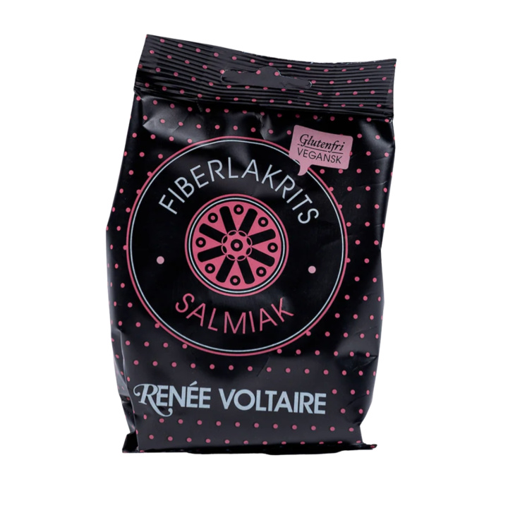 Fiberlakrids Salmiak 125g i gruppen Råvarer & Drikke / Slik & Chokolade / Slik hos Rawfoodshop Scandinavia AB (2190)