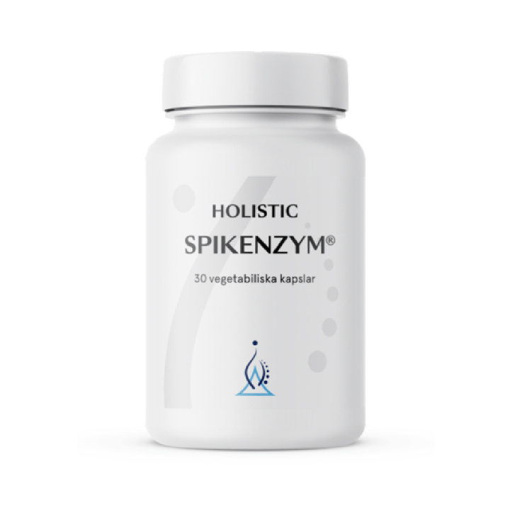 Holistic Spikenzym® 30 kapsler i gruppen Kosttilskud / Andre kosttilskud / Enzymer hos Rawfoodshop Scandinavia AB (220410)