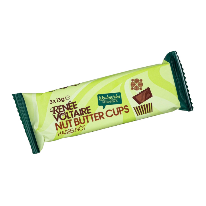 Nut Butter Cups Hasselnød ØKO 3x13g i gruppen Råvarer & Drikke / Nødder hos Rawfoodshop Scandinavia AB (2219)