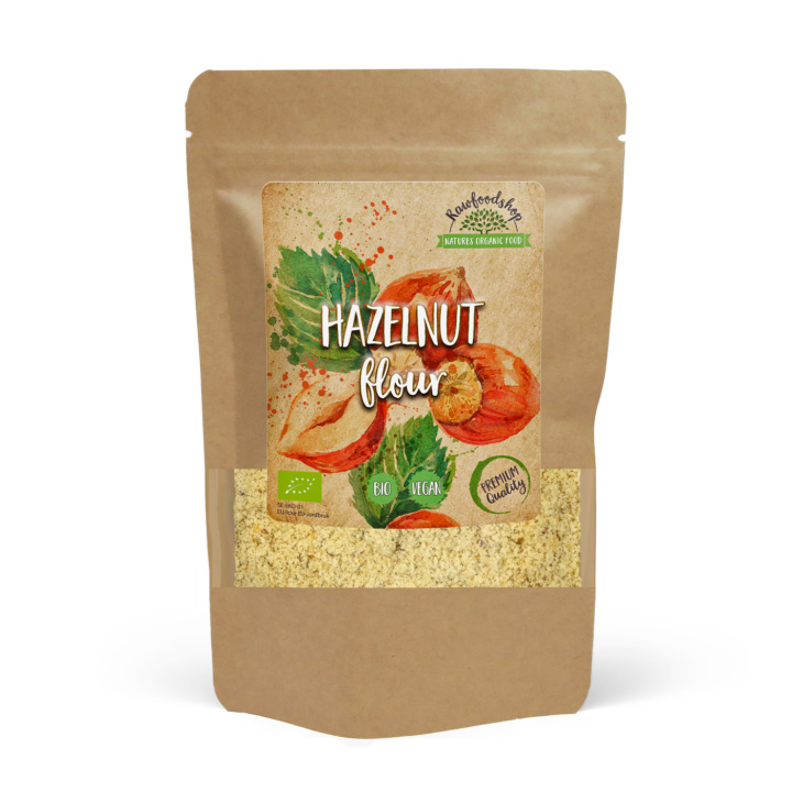 Hasselnøddemel Ristet ØKO 1kg i gruppen Råvarer & Drikke / Nødder / Hasselnødder hos Rawfoodshop Scandinavia AB (2243510)