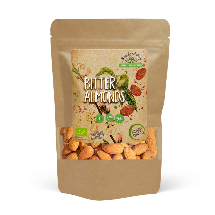 Bittermandel ØKO 100g i gruppen Råvarer & Drikke / Nødder hos Rawfoodshop Scandinavia AB (22505)