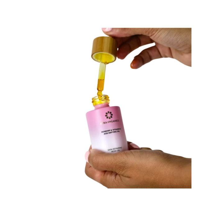 Ansigtsolie Hyben & E‑vitamin ØKO 30ml i gruppen Hud & Krop / Ansigt / Olie & Serum hos Rawfoodshop Scandinavia AB (2358156)