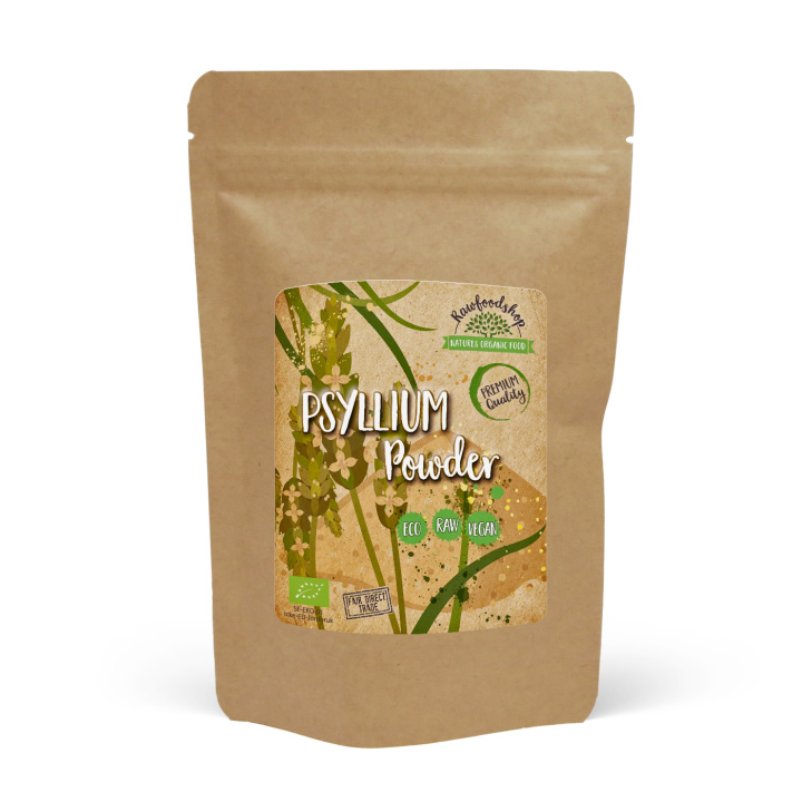 Psyllium Pulver ØKO 100g i gruppen Råvarer & Drikke / Bagning / Flere bageingredienser hos Rawfoodshop Scandinavia AB (235921)