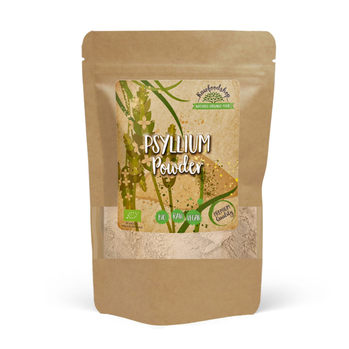 Psyllium Pulver ØKO 500g i gruppen Råvarer & Drikke / Bagning / Flere bageingredienser hos Rawfoodshop Scandinavia AB (235925)