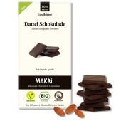 Makri - Mørk Dadelchokolade 80% ØKO 85g