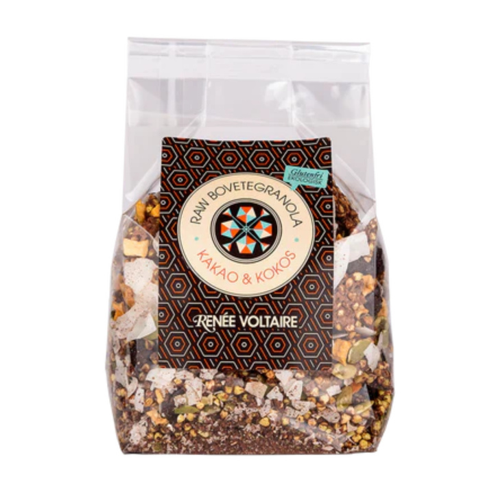Raw Boghvedegranola Kakao & Kokos ØKO 375g i gruppen Råvarer & Drikke / Spisekammer / Granola & Grød hos Rawfoodshop Scandinavia AB (2374)