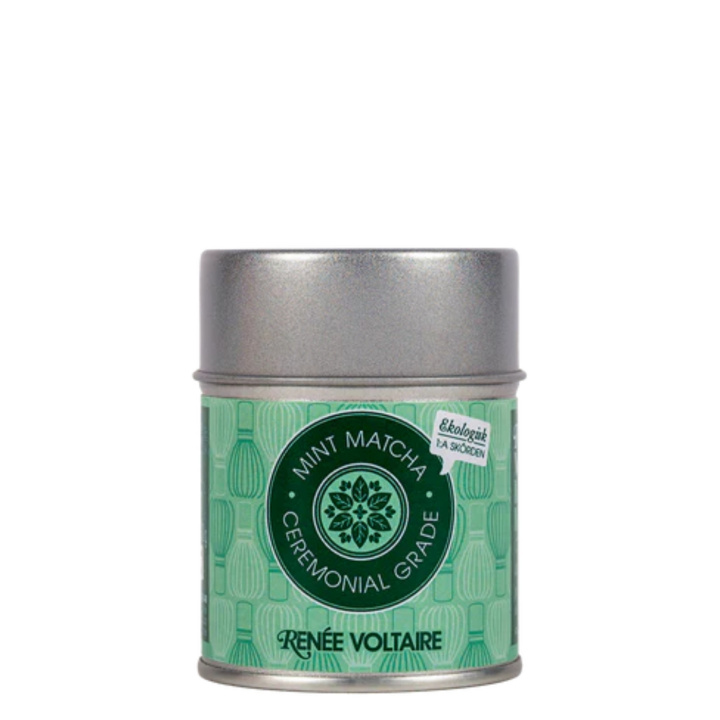 Mint Matcha Ceremonial Grade ØKO 30g i gruppen Råvarer & Drikke / Drikkevarer / Te hos Rawfoodshop Scandinavia AB (2395)