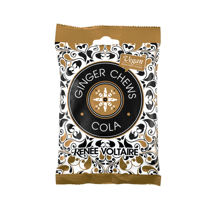 Ginger Chews Cola 120g i gruppen Råvarer & Drikke / Slik & Chokolade / Slik hos Rawfoodshop Scandinavia AB (2443)
