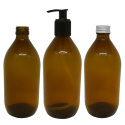 Glasflaske Brun 250ml