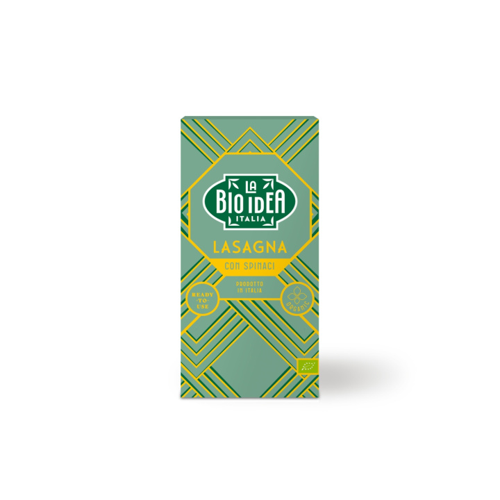 Lasagneplader med Spinat ØKO 250g i gruppen Råvarer & Drikke / Spisekammer / Pasta & Nudler hos Rawfoodshop Scandinavia AB (25092)