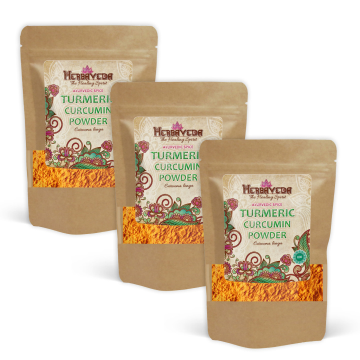 Gurkemeje Curcumin ØKO 500g x 3 pakker i gruppen Råvarer & Drikke / Spisekammer / Krydderier & Salt hos Rawfoodshop Scandinavia AB (2592-SET3)