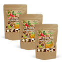 Nødde- & Frugtmix Macadamia Tranebær Banan ØKO 200g x 3 pakker