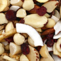 Nødde- & Frugtmix Macadamia Tranebær Banan ØKO 200g