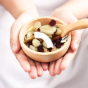 Nødde- & Frugtmix Macadamia Tranebær Banan ØKO 500g